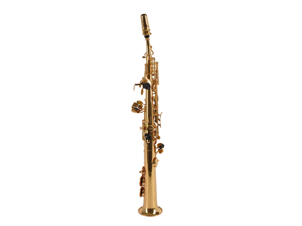 Saxophone soprano droit 2 bocaux