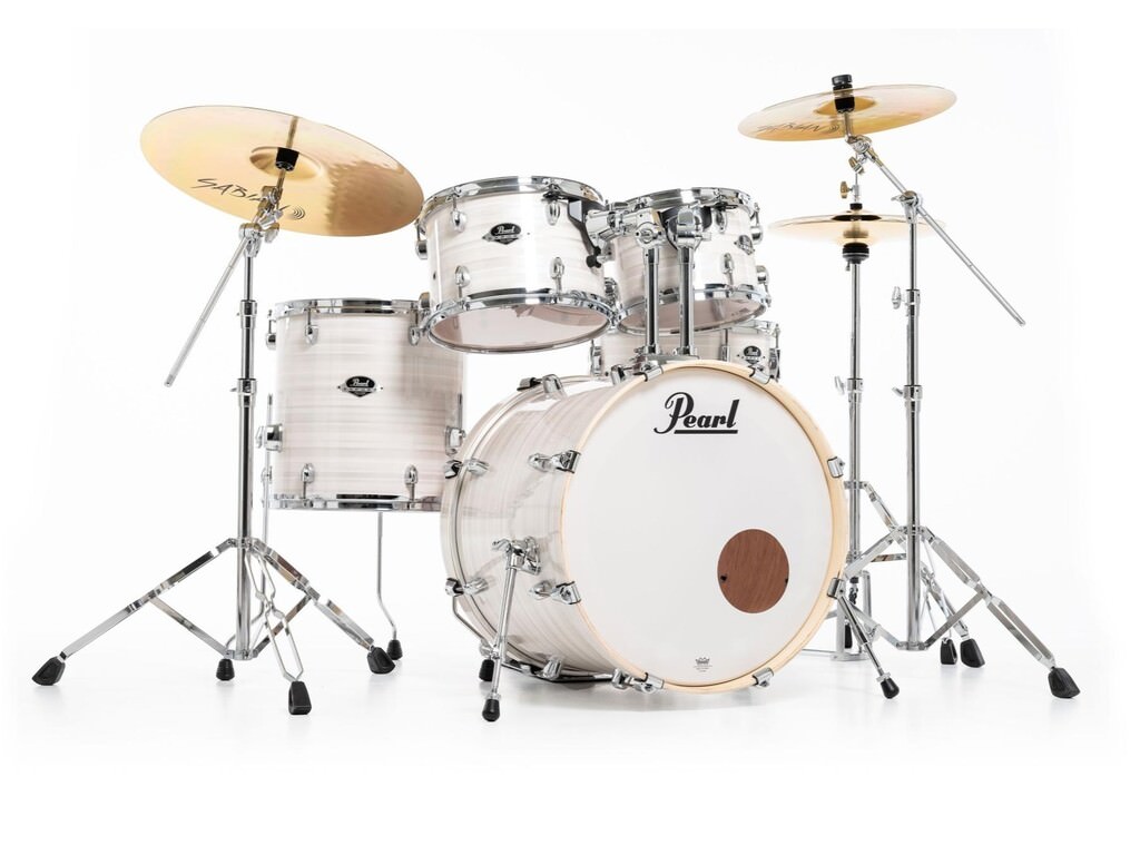 White pearl drum set hotsell