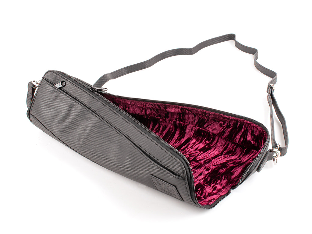 thumbnail interactive-video image 1 of Portable 17-Hole Flute Case Cover Bag With Plush Interior 1 of 13