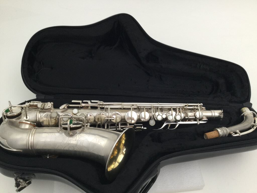 Buy Pre owned Alto Saxophone Conn Satin Silver? Order online for the