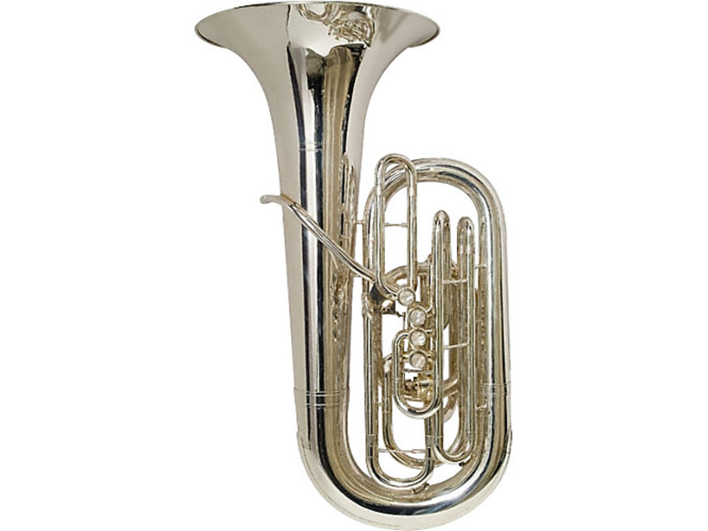 Tuba Eflat Willson 3400 FA5 Front Action, Silver Plated, 5 Valves