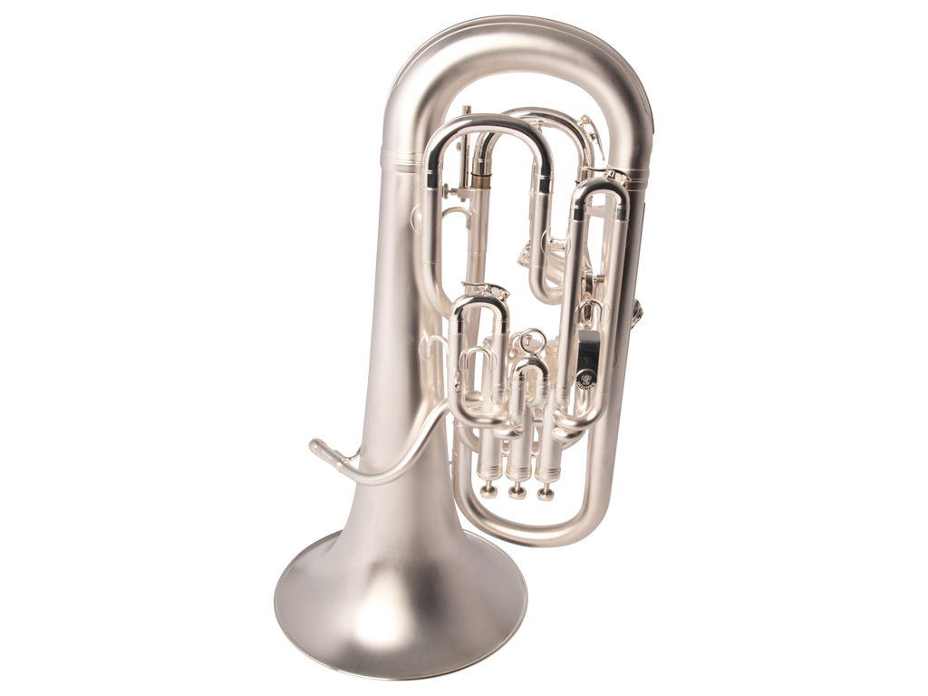 Euphonium Besson BE967, 4 Valves Limited Anniversary Edition, Satin Silver Plated