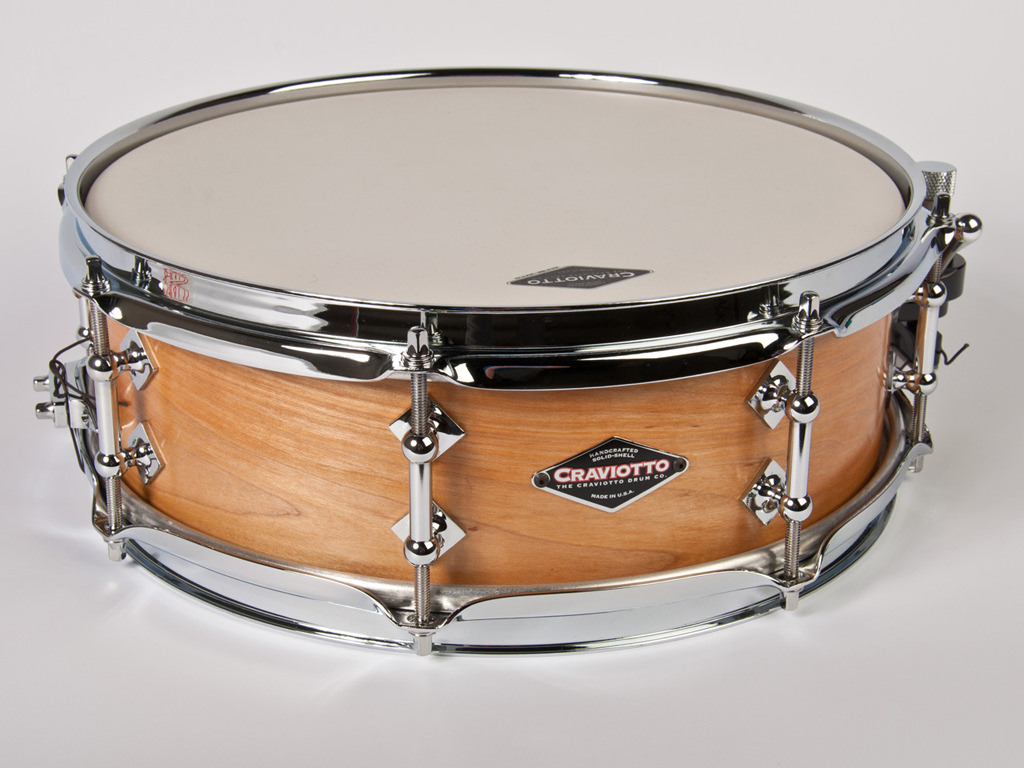 Snare Drum Craviotto solid shell maple snare drum 13" x 4.5", 45" edges