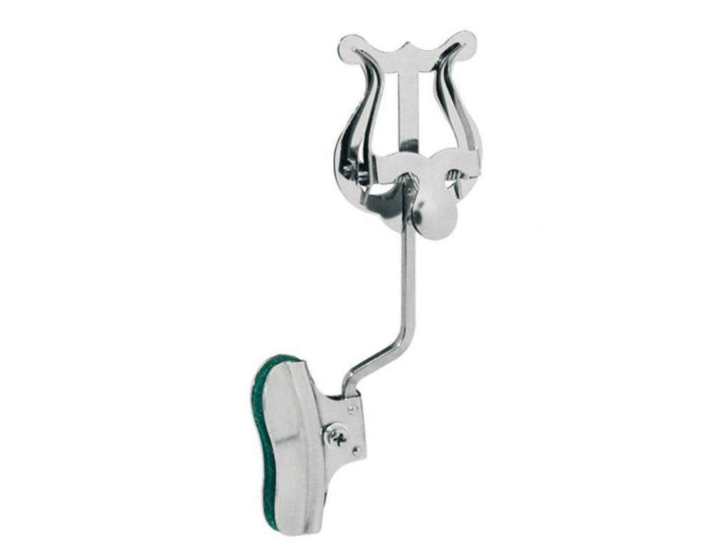 Marching Music Stands Riedl 341, for Trombone, on Bell Mountable, Bell