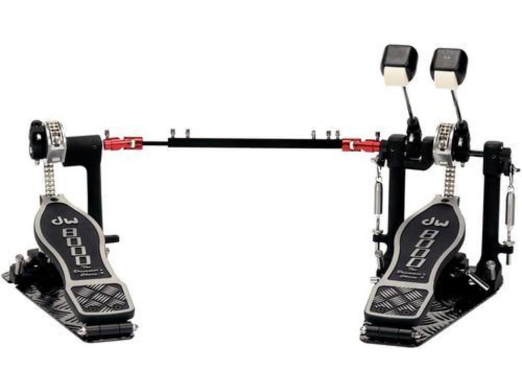 Bass drum pedal DW 8002B, double pedal with double chain, longboard ...